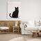 Stupell Industries Halloween Black Cat Silhouette Canvas Wall Art